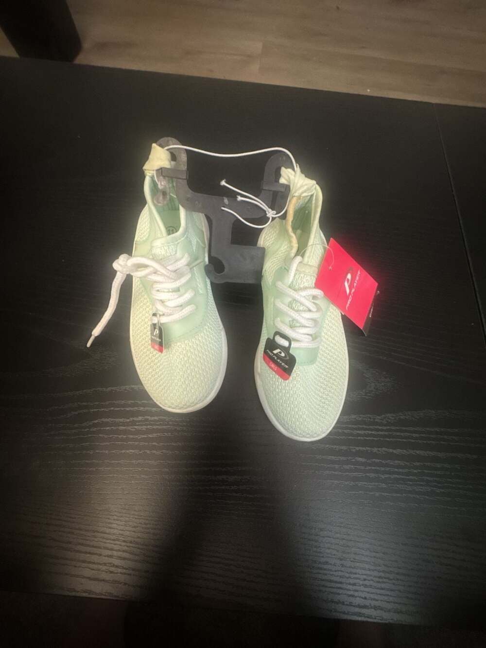 Pro Player Girls Aqua Green Slip-On Mesh Sneakers Size 11